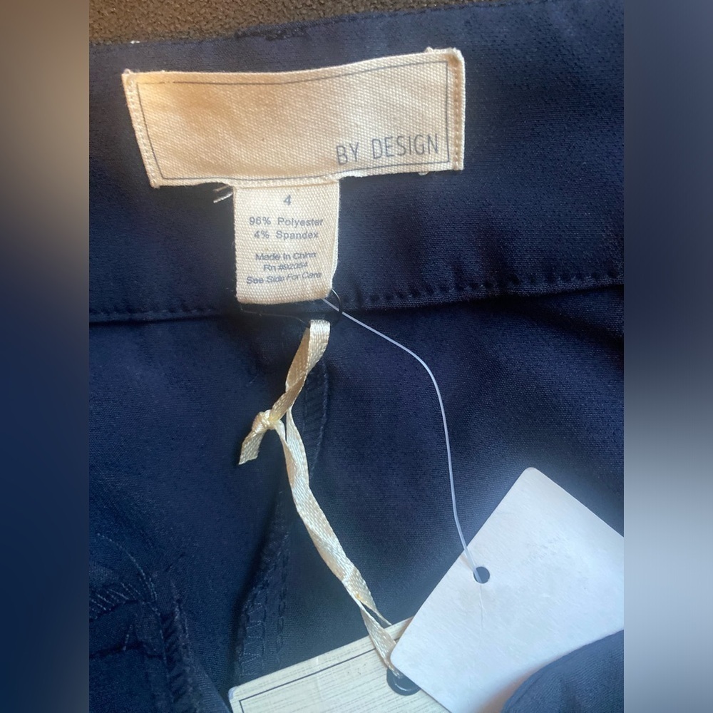 Navy blue  Wide-Leg Pants - Picture 6 of 7